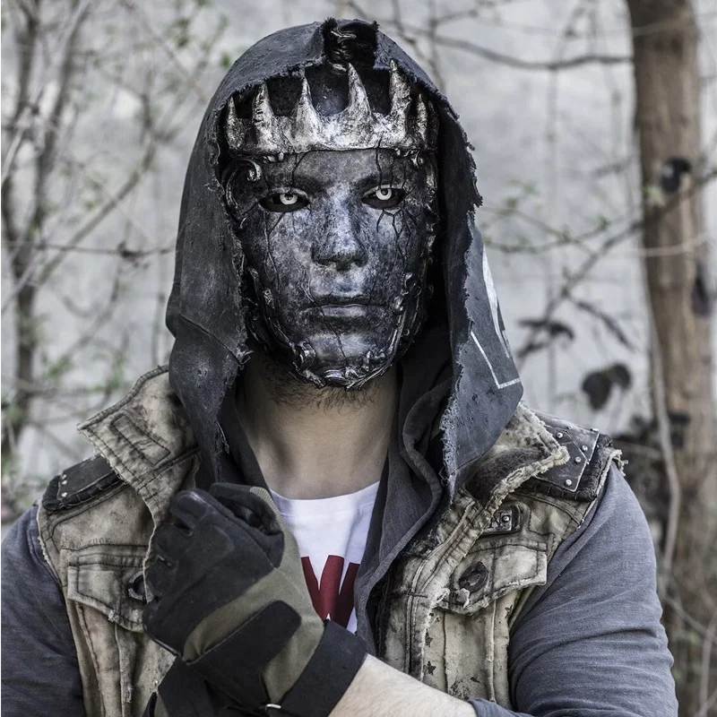Led Purge Mask Halloween - Halloween abismo rei máscara walker rei