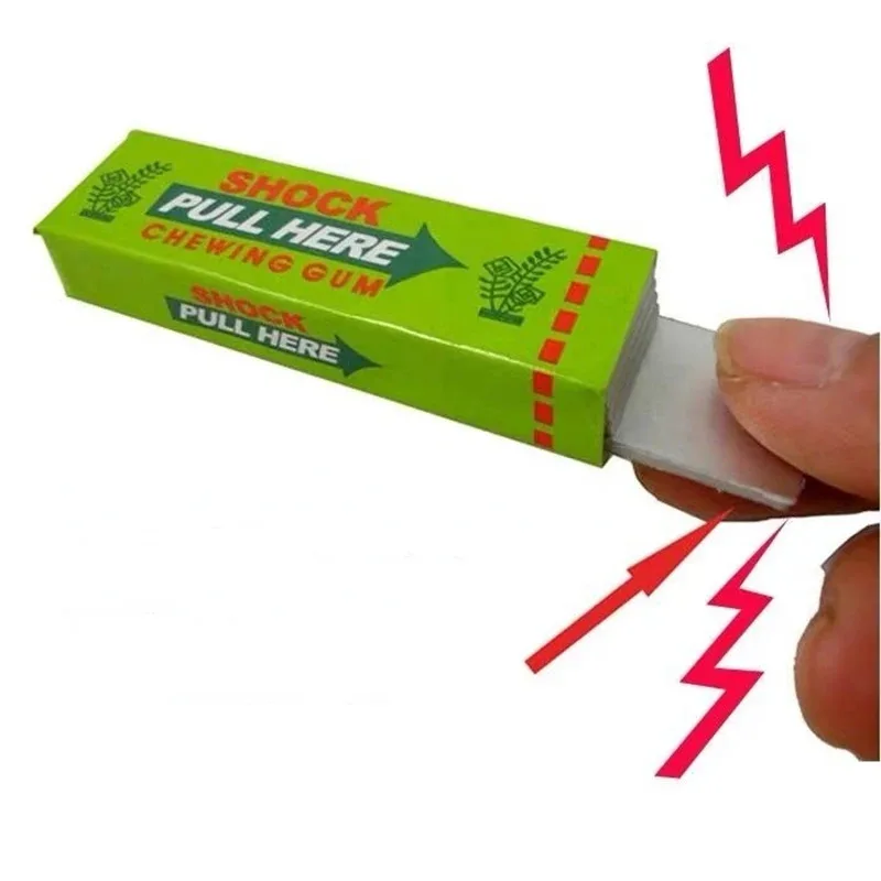 Shock Pen Prank Toy - Goma de mascar elétrica de surpresa,