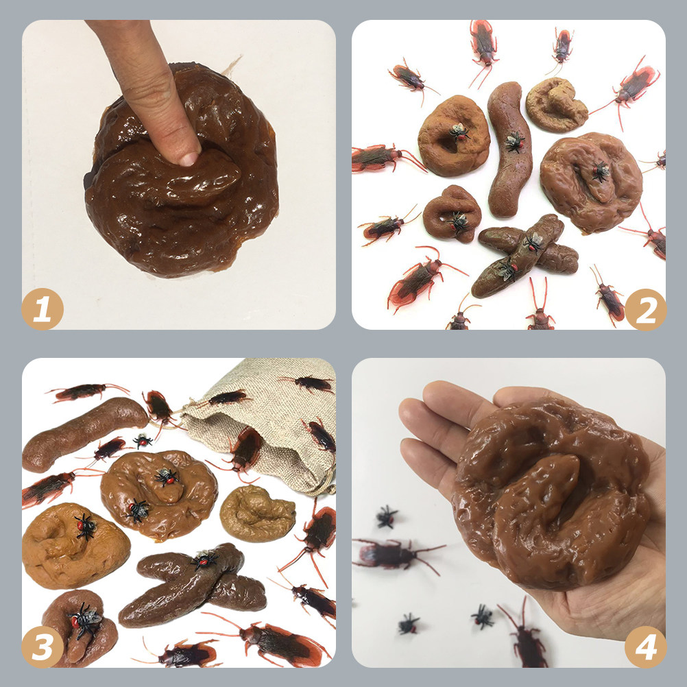 24 unidades de brinquedos de f - Fake Poop Gag Gift avaliação e preço