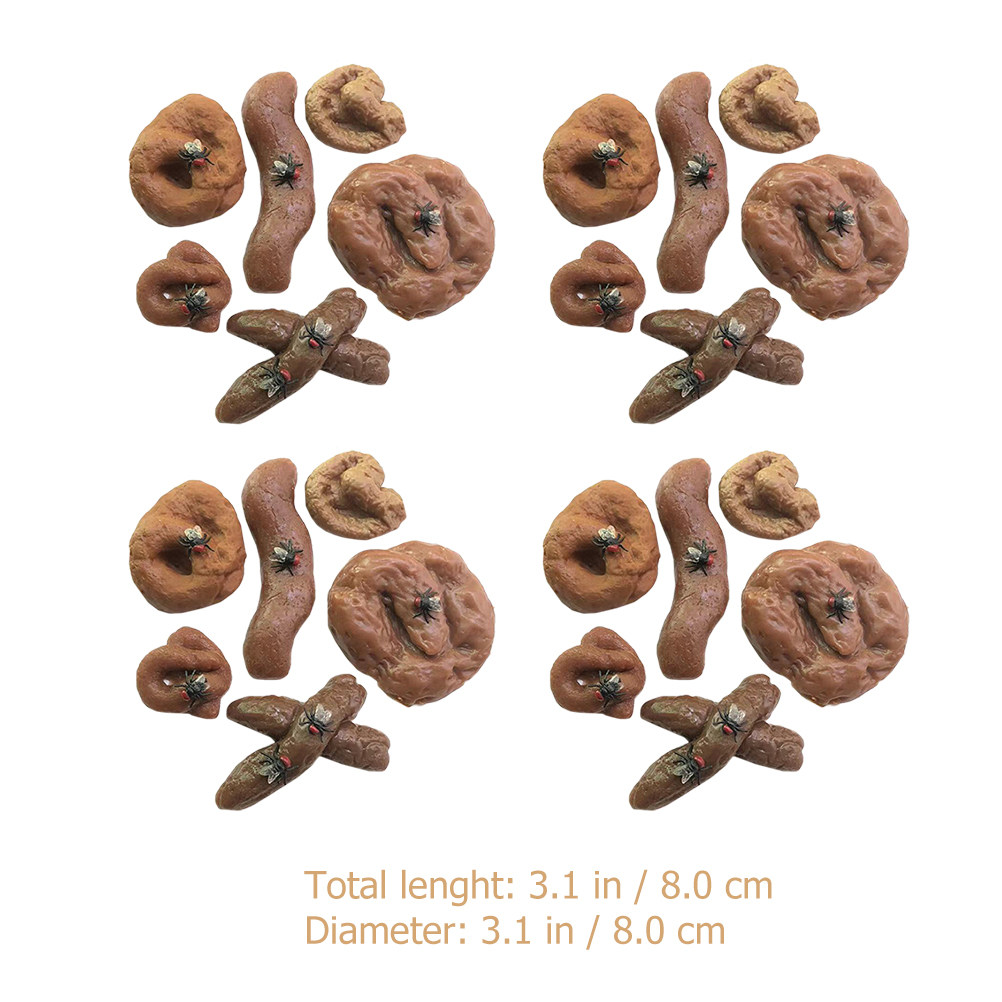 24 unidades de brinquedos de f - Fake Poop Gag Gift avaliação e preço