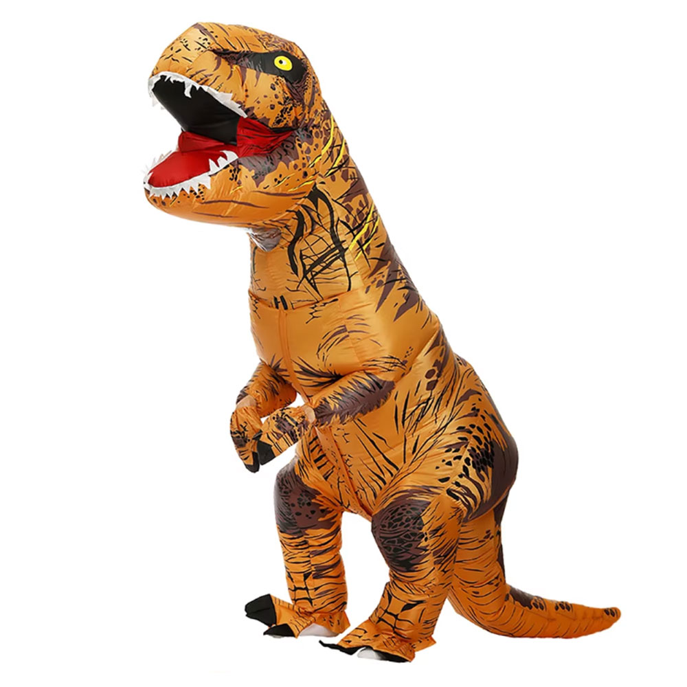 Fato de dinossauro insuflável  - Inflatable Dinosaur Costume Adult avaliação e preço