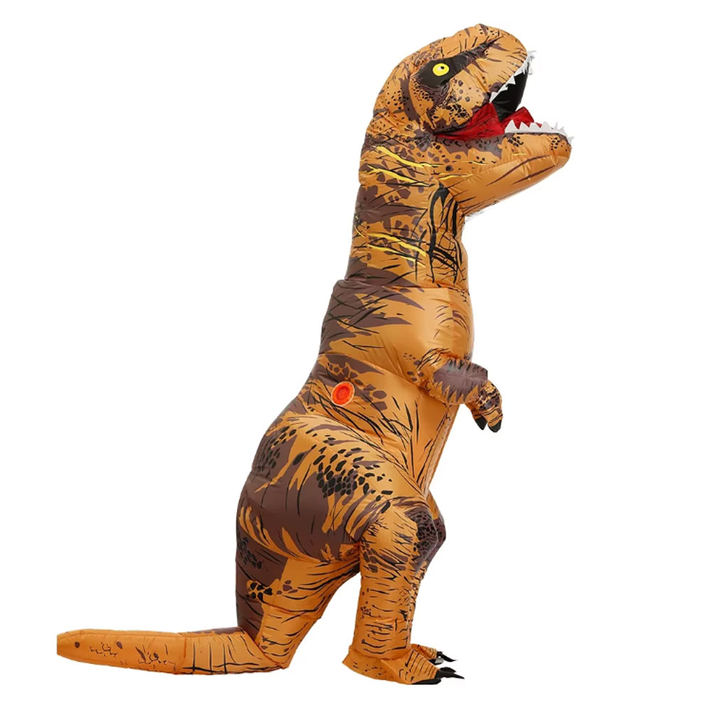 Fato de dinossauro insuflável  - Inflatable Dinosaur Costume Adult avaliação e preço