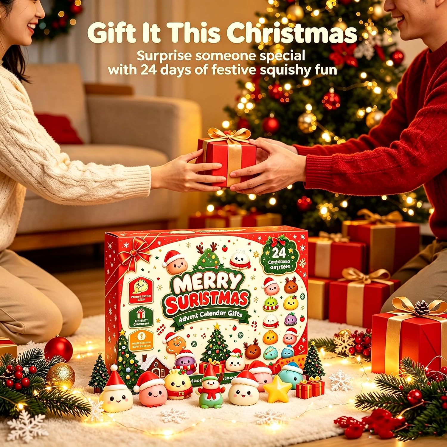 Calendário do Advento Squishy  - Novelty Gifts avaliação e preço