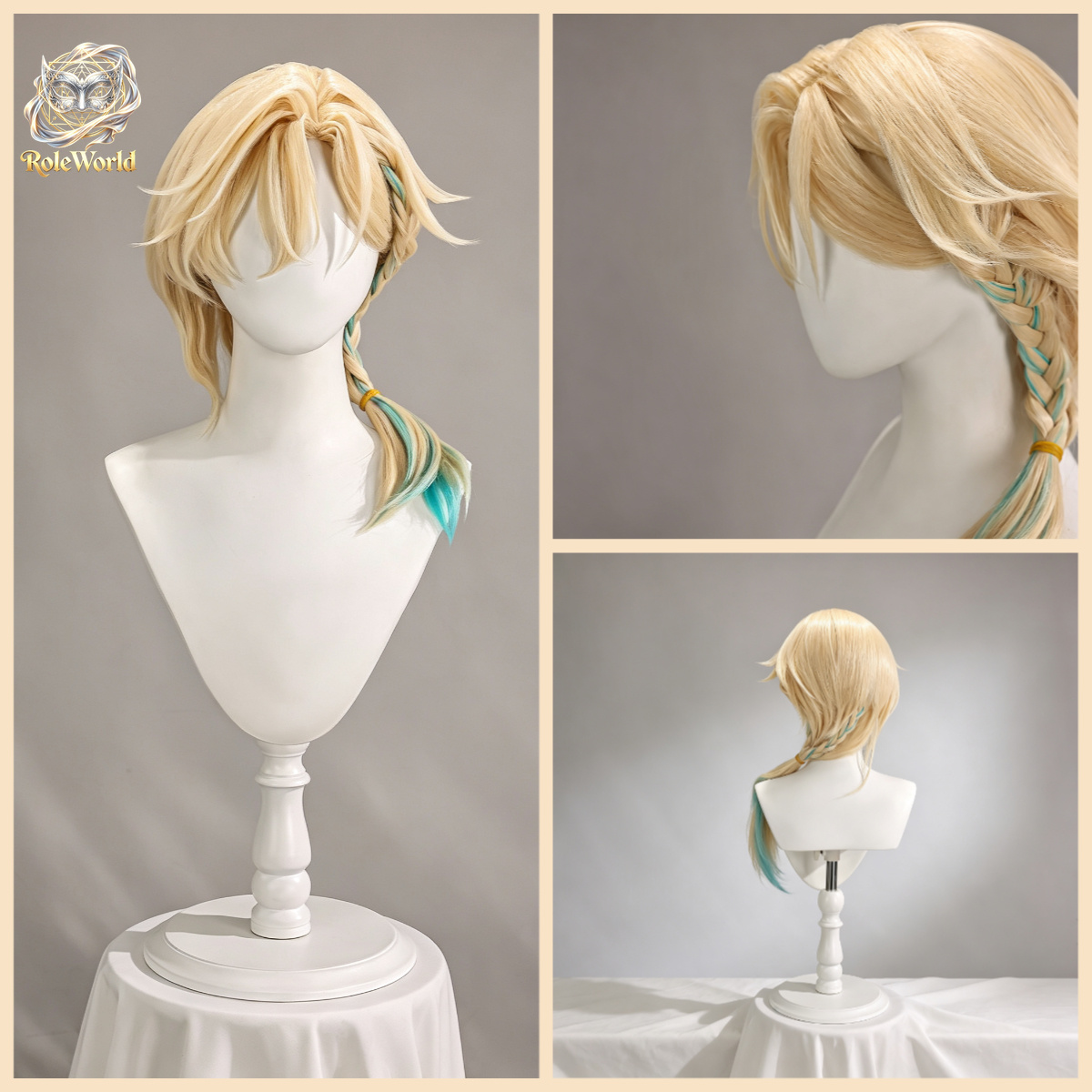 Peruca de Cosplay Honkai Star  - Anime Cosplay Wig Heat Resistant avaliação e preço