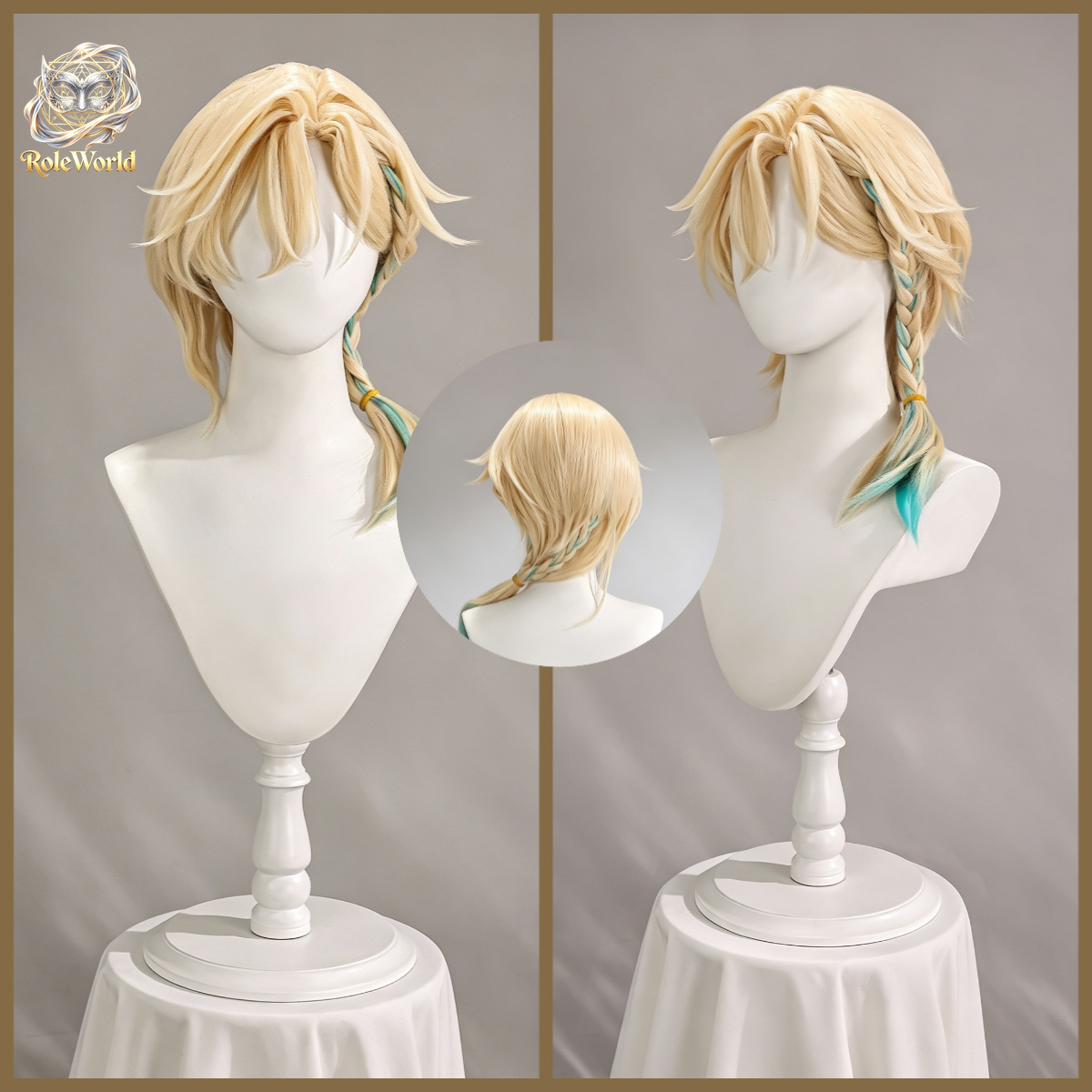 Peruca de Cosplay Honkai Star  - Anime Cosplay Wig Heat Resistant avaliação e preço