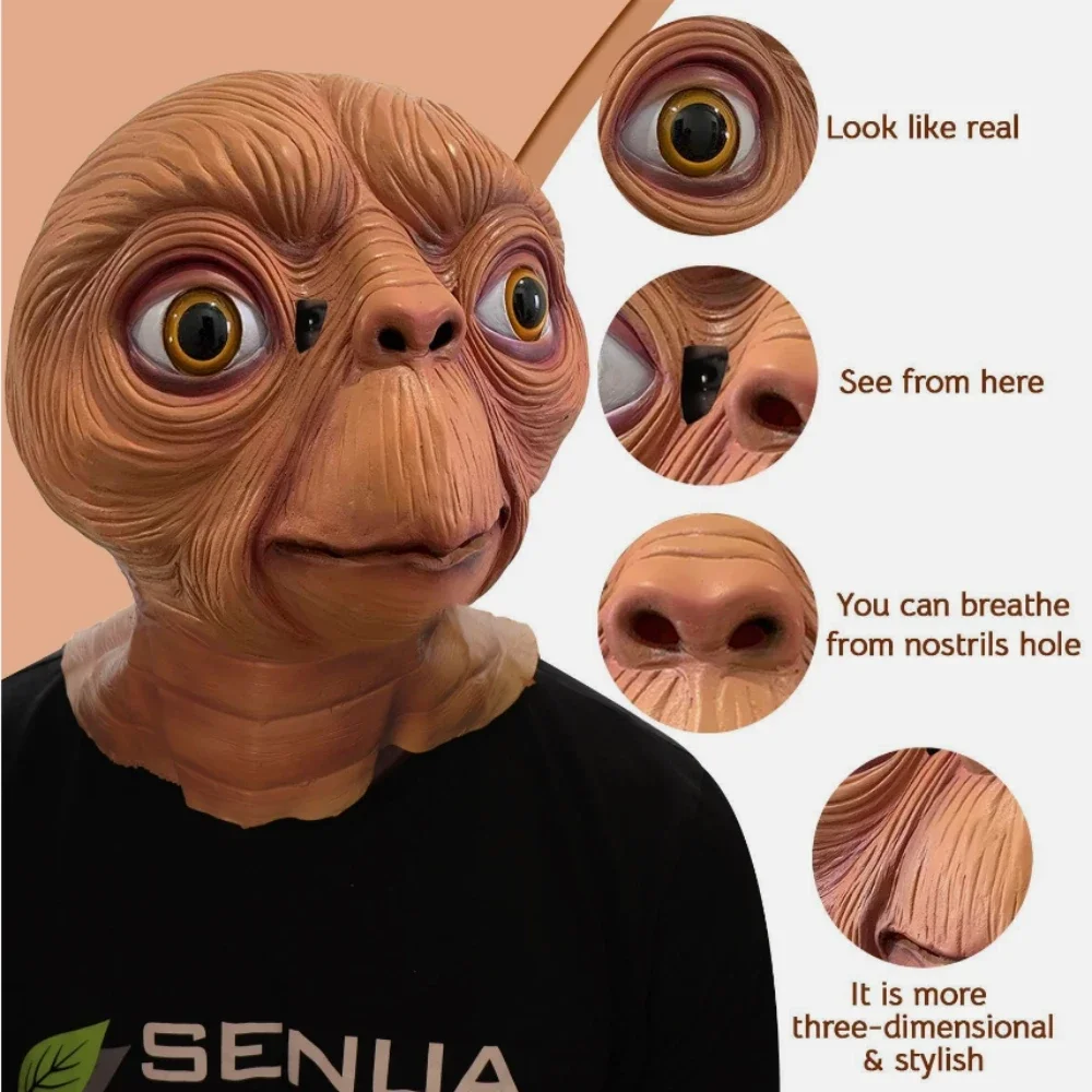 Máscara de látex realista do a - Latex Alien Mask Realistic avaliação e preço