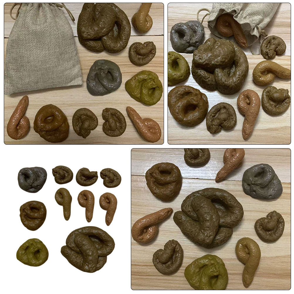 Conjunto de 10 unidades de coc - Fake Poop Gag Gift avaliação e preço
