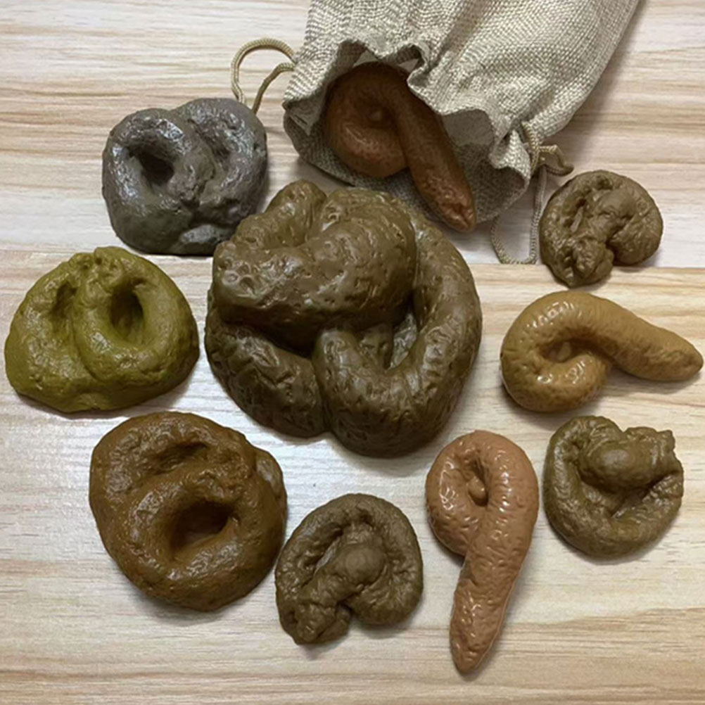 Conjunto de 10 unidades de coc - Fake Poop Gag Gift avaliação e preço