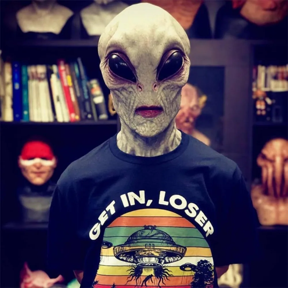 Máscara Alienígena de Hallowee - Latex Alien Mask Realistic avaliação e preço