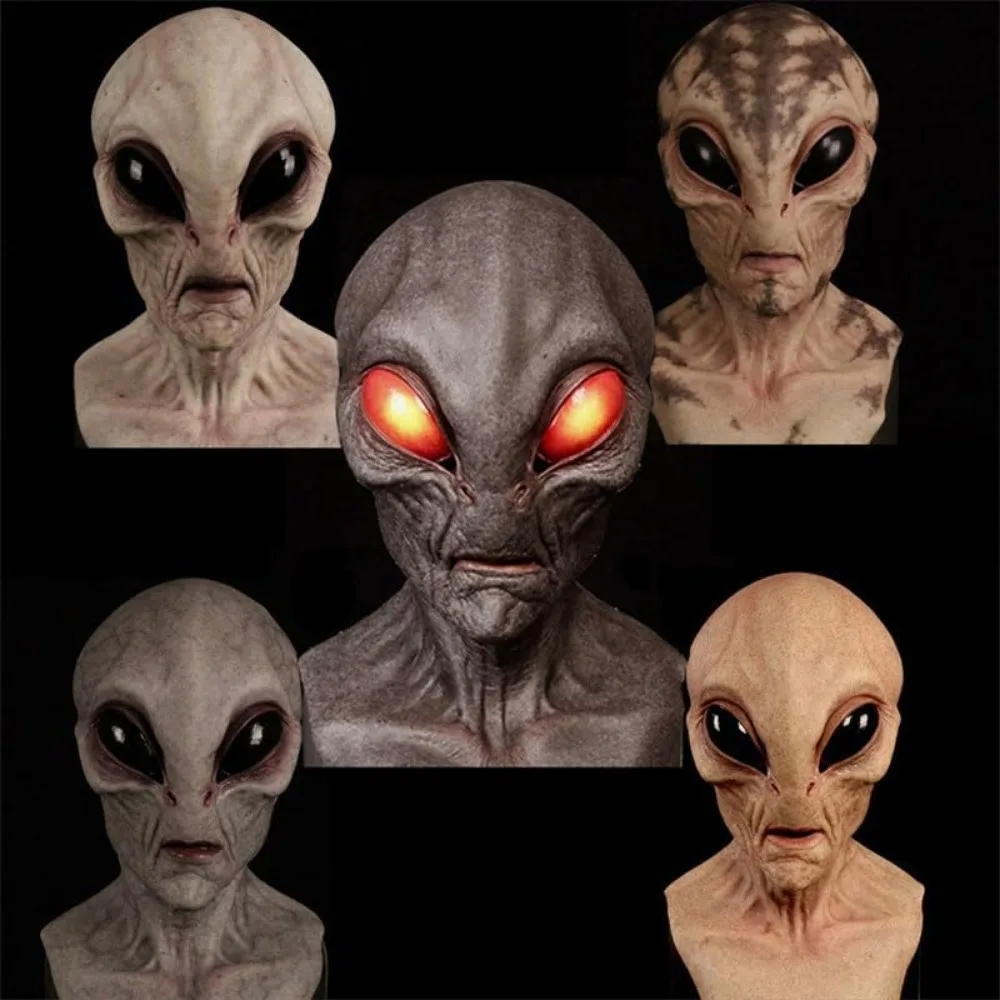 Máscara Alienígena de Hallowee - Latex Alien Mask Realistic avaliação e preço