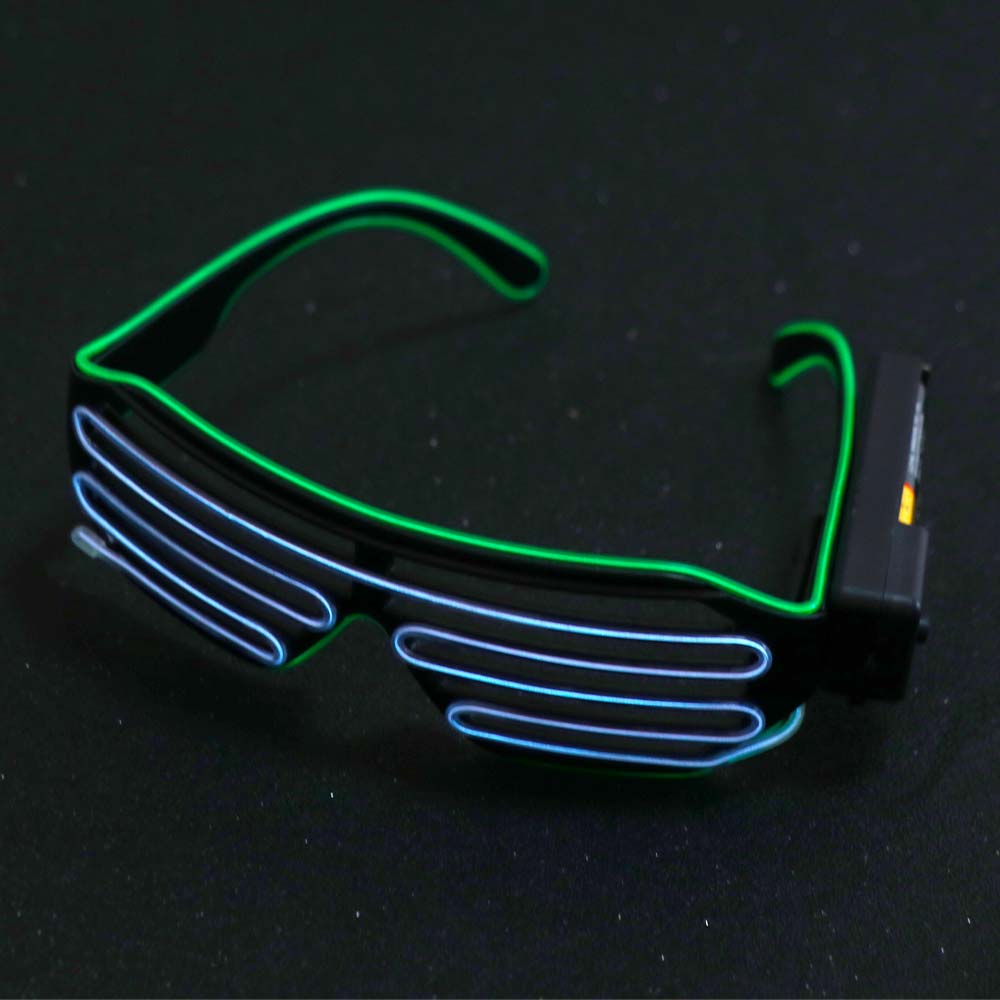 Óculos LED Sem Fio da Moda com - Glow In The Dark Party Glasses avaliação e preço