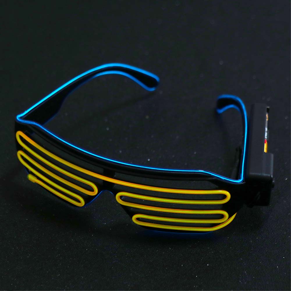 Óculos LED Sem Fio da Moda com - Glow In The Dark Party Glasses avaliação e preço