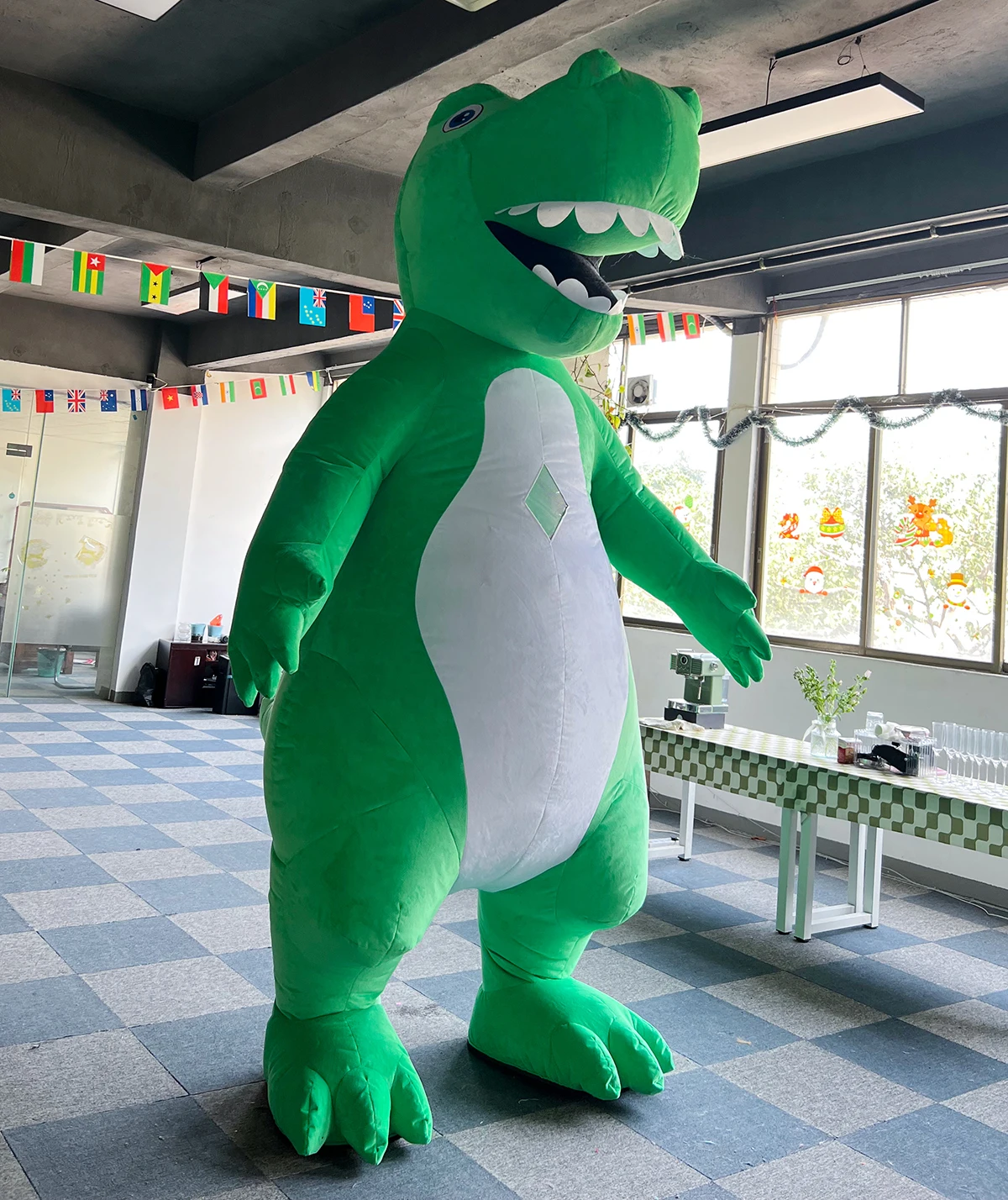 Fantasia Inflável de Dinossaur - Inflatable Dinosaur Costume Adult avaliação e preço