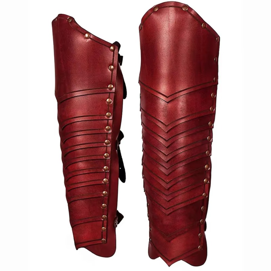 Caneleiras de couro para perna - Costumes avaliação e preço