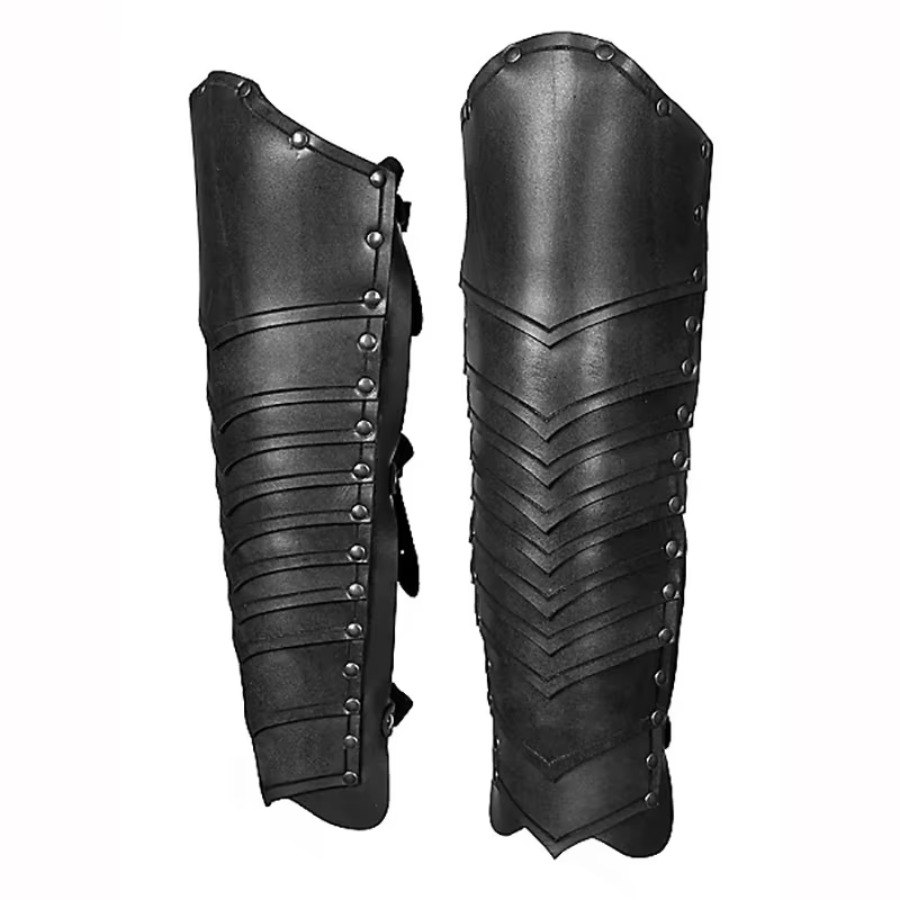 Caneleiras de couro para perna - Costumes avaliação e preço