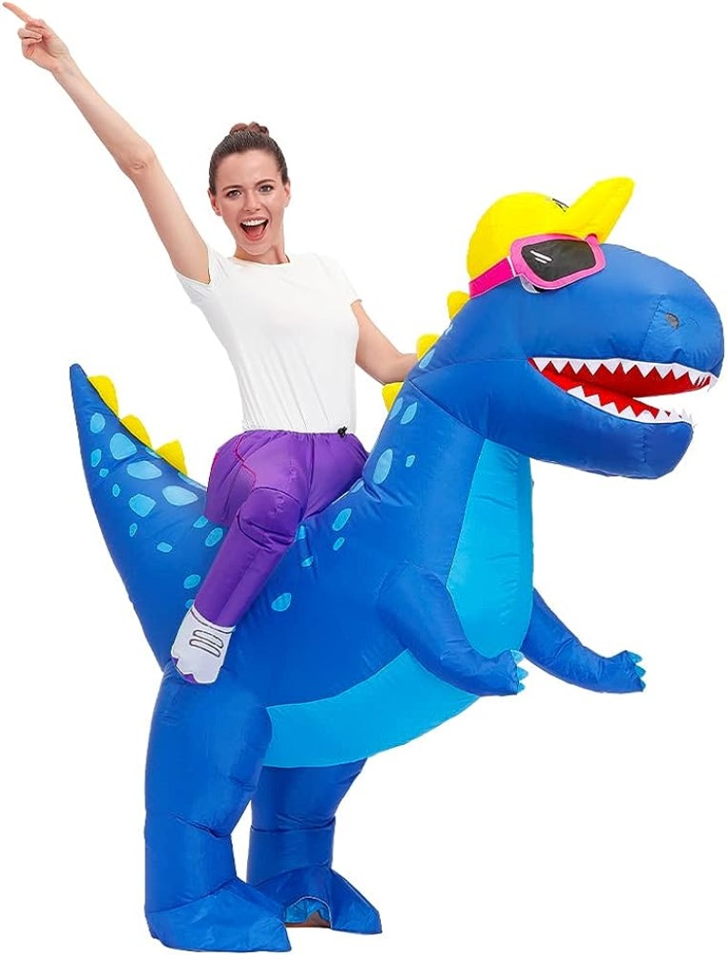 Fantasia de Dinossauro Infláve - Inflatable Dinosaur Costume Adult avaliação e preço