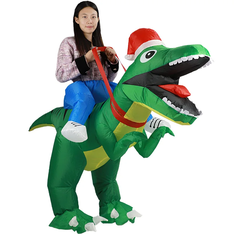 Fantasia Inflável de Natal do  - Inflatable Dinosaur Costume Adult avaliação e preço